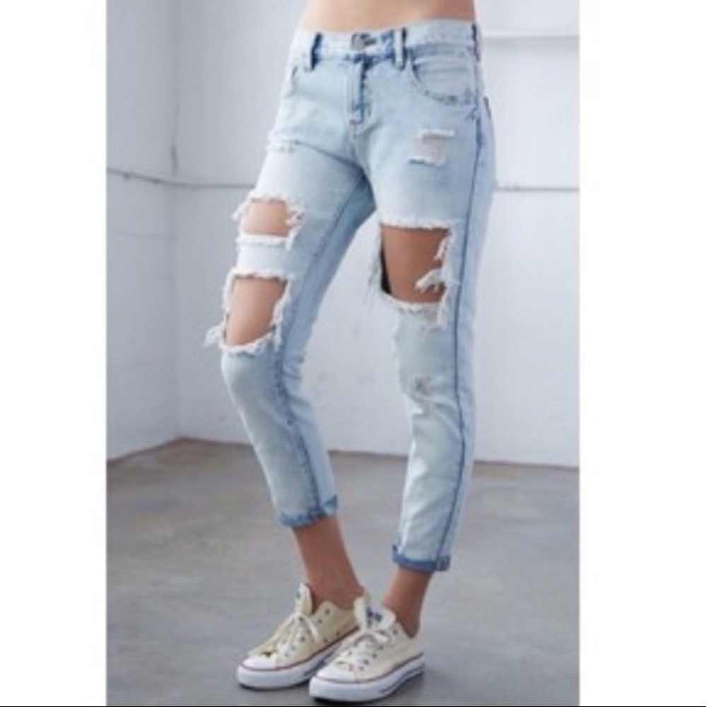 Bullhead denim l pacsun distressed boyfriend jeans